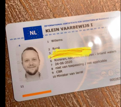 klein vaarbewijs 1 kopen